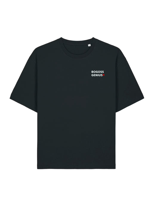T-shirt Noir Imprimé Palmiers Beach