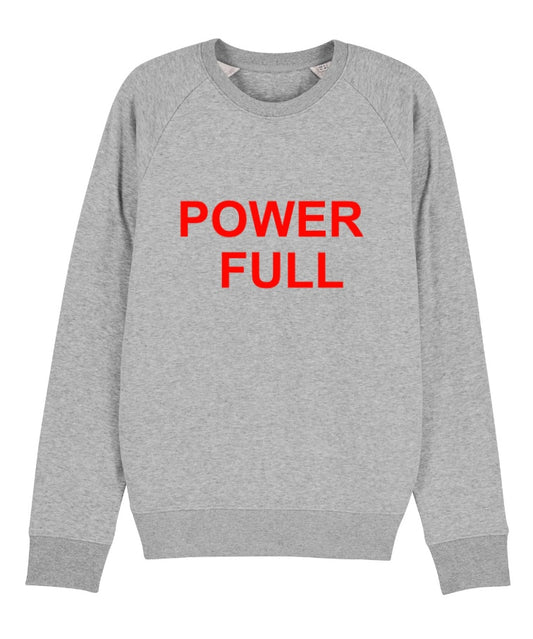 POWER FULL GREY SWEATSHIRT