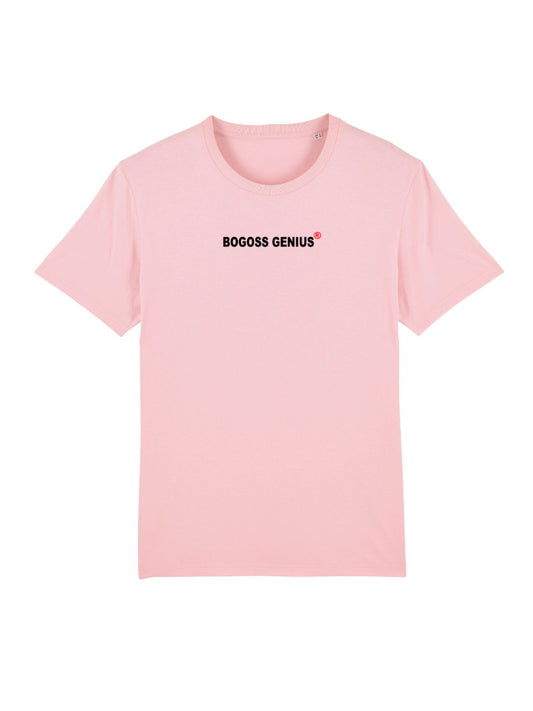 T-SHIRT PINK BLACK LOGO