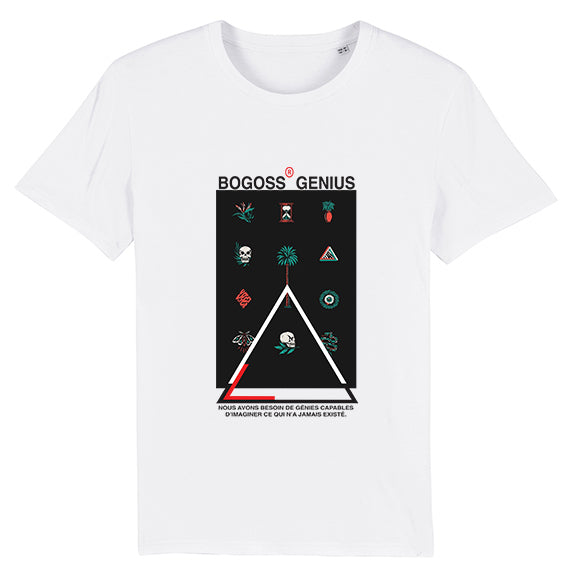 444 T-SHIRT BLANC BOGOSSGENIUS® - bogossgenius