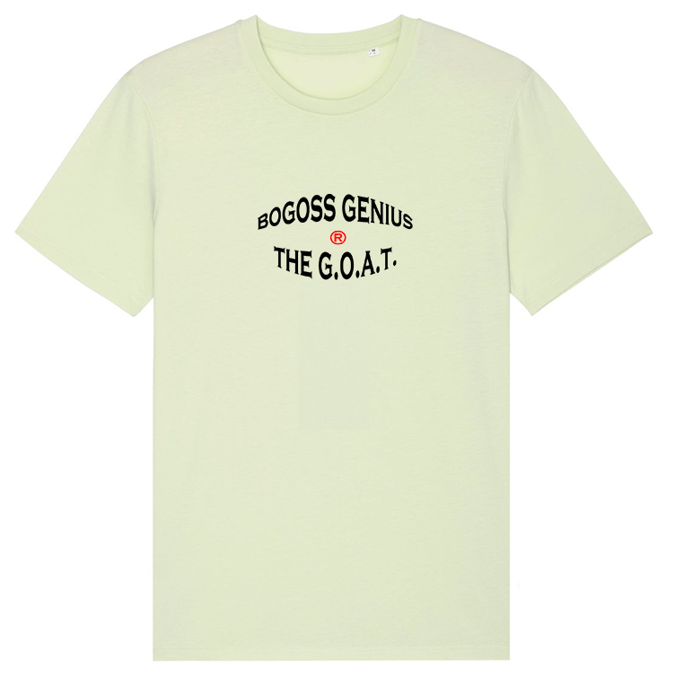 CAMISETA BOGOSSGENIUS® DE CABRA ORGÁNICA TALLO VERDE