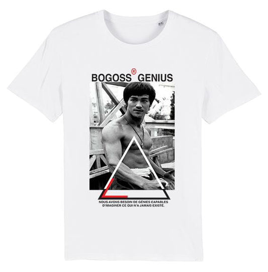 Bruce Lee Tee shirt blanc BG - bogossgenius