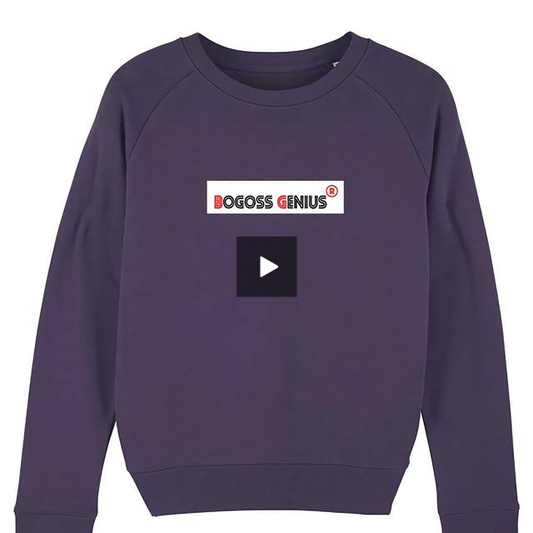 Black heather blue t-shirt bogossgenius chill BG® - bogossgenius