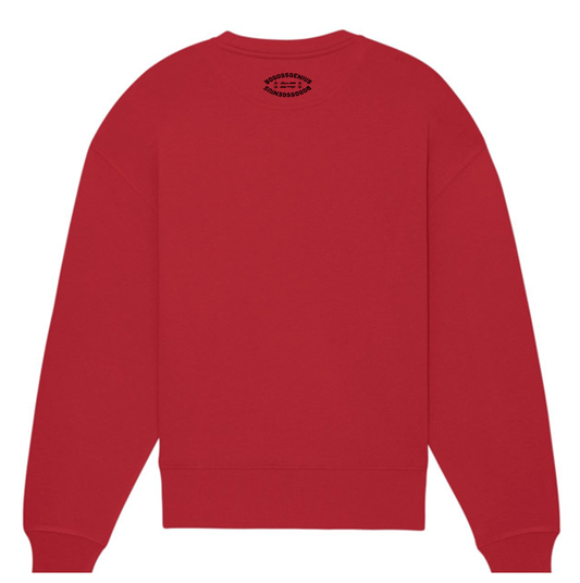 LOVE Unisex red sweatshirt