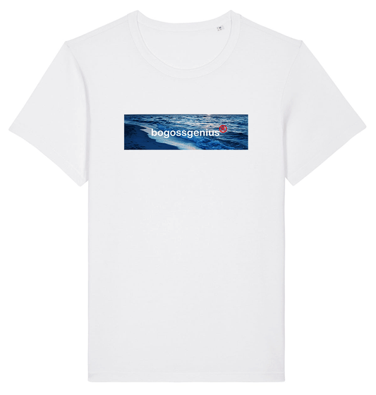 La Mer white BG print t-shirt