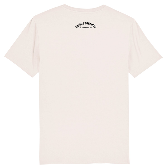 T-SHIRT COTON BIO VINTAGE WHITE ALIEN GRAFFITI LE ROCHER - bogossgenius