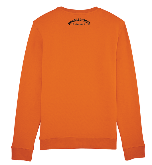 Sweat orange à message Be The Best - bogossgenius