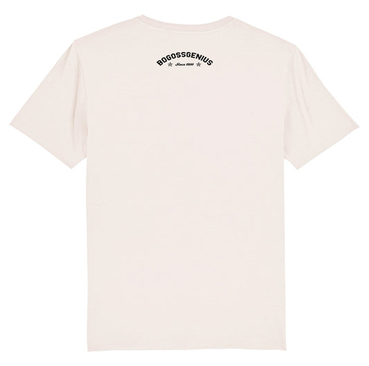 T-shirt cream heather gris chiné NO RULES NO LIMITS - bogossgenius