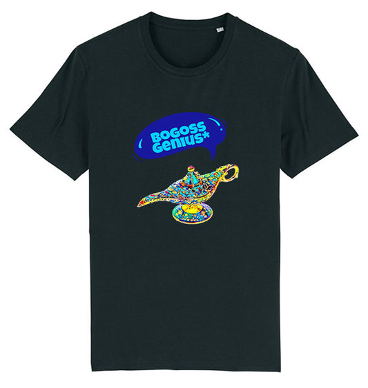 Lampe du Génie Bogoss Genius® t-shirt noir - bogossgenius