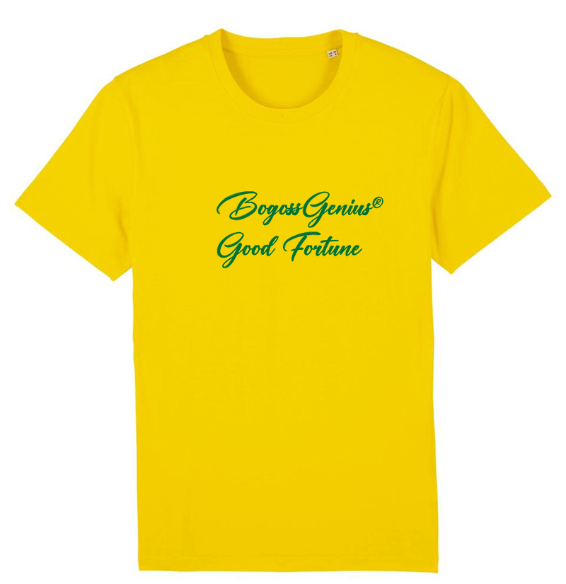 T-SHIRT JAUNE BOGOSS GENIUS® GOOD FORTUNE