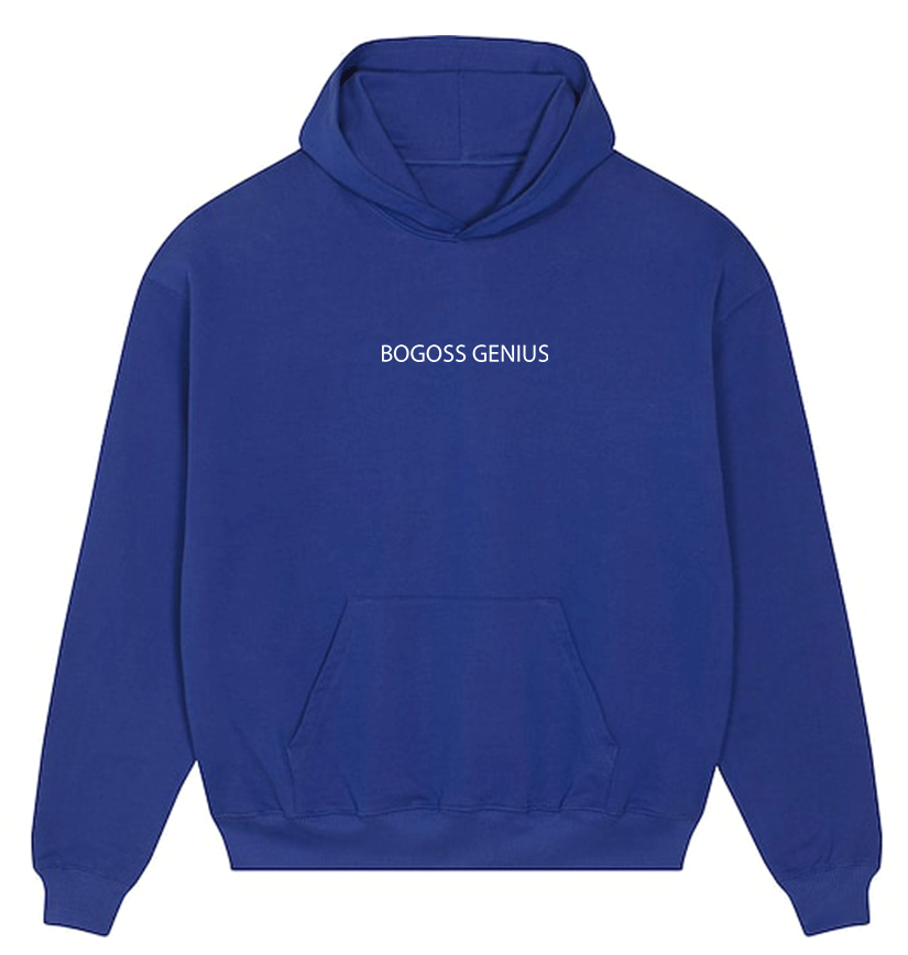 WORKER BLUE SWEAT-SHIRT A CAPUCHE BOGOSS GENIUS®