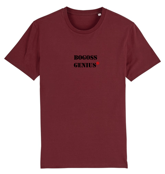Bogoss Genius® burgundy t-shirt