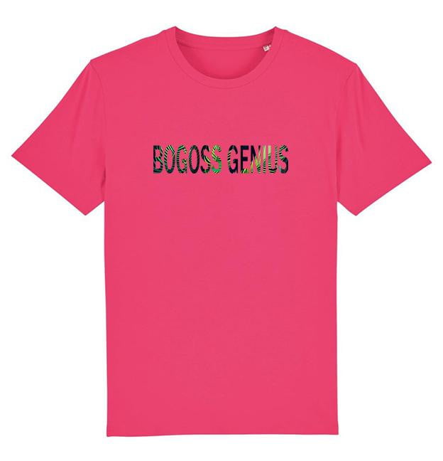 BOGOSSGENIUS Tshirt rose imprimé - bogossgenius