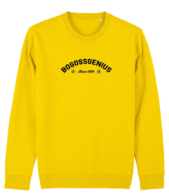 Sweat Jaune imrimé noir - bogossgenius