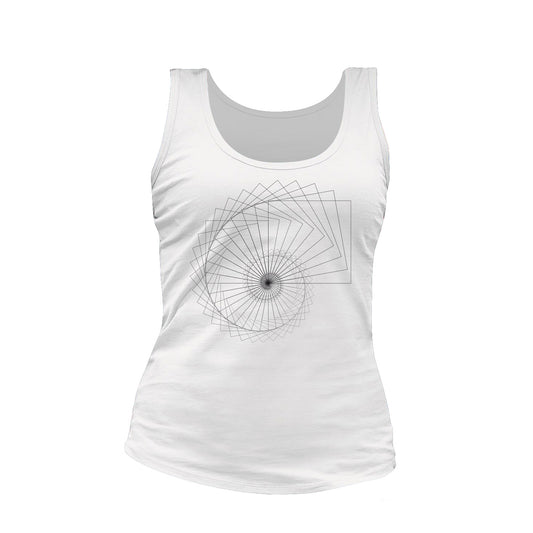 Women's spiral design tank top