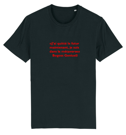 Black t-shirt project future metaverse BG