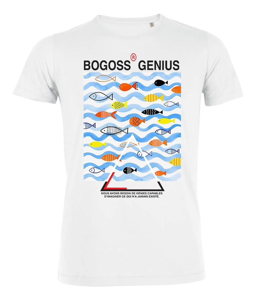 T-shirt à manches courtes poissons - bogossgenius