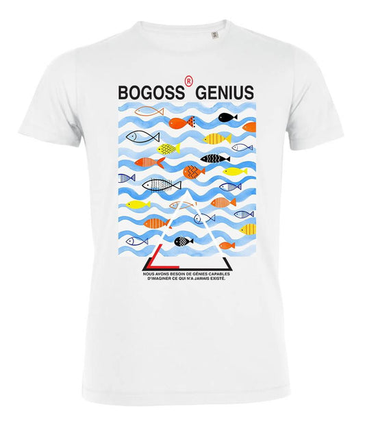 T-shirt à manches courtes poissons - bogossgenius