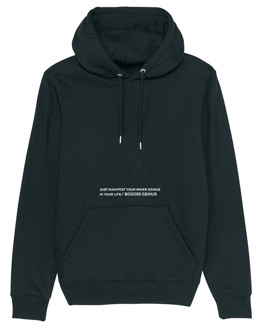 FREE INNER GENIUS - SWEATSHIRT NOIR A CAPUCHE BOGOSSGENIUS