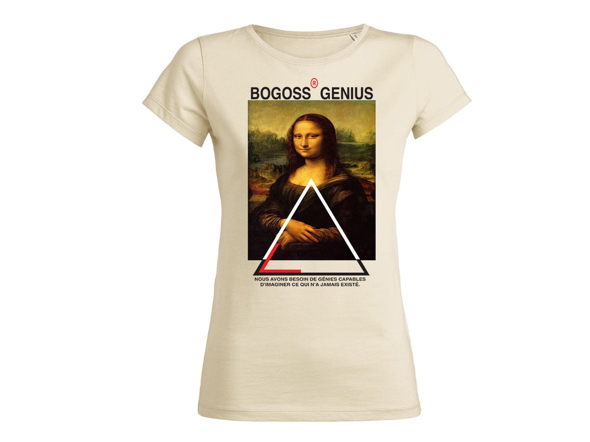 T-shirt femme Mona Lisa - bogossgenius