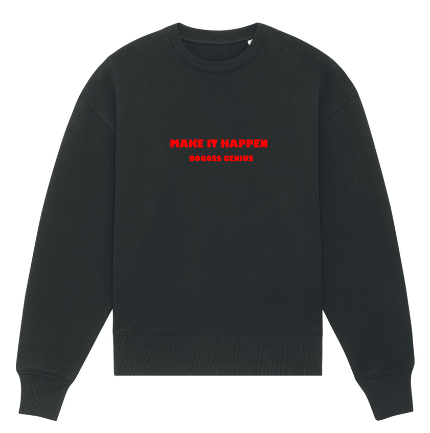 MAKE IT HAPPEN SWEATSHIRT MIXED_RED