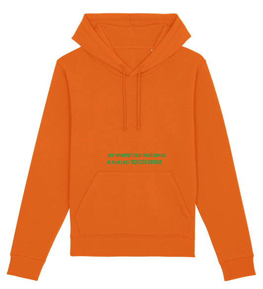FREE INNER GENIUS - SWEATSHIRT A CAPUCHE ORANGE BOGOSSGENIUS