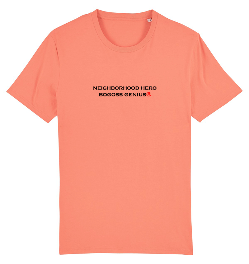 Camiseta de algodón orgánico Neighborhood Hero Sunset Orange - AGOTADA