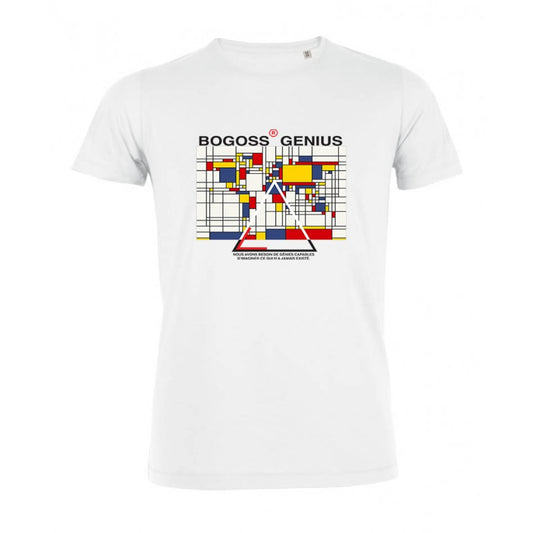 Carreaux bleu jaune rouge T-SHIRT BOGOSSGENIUS® - bogossgenius