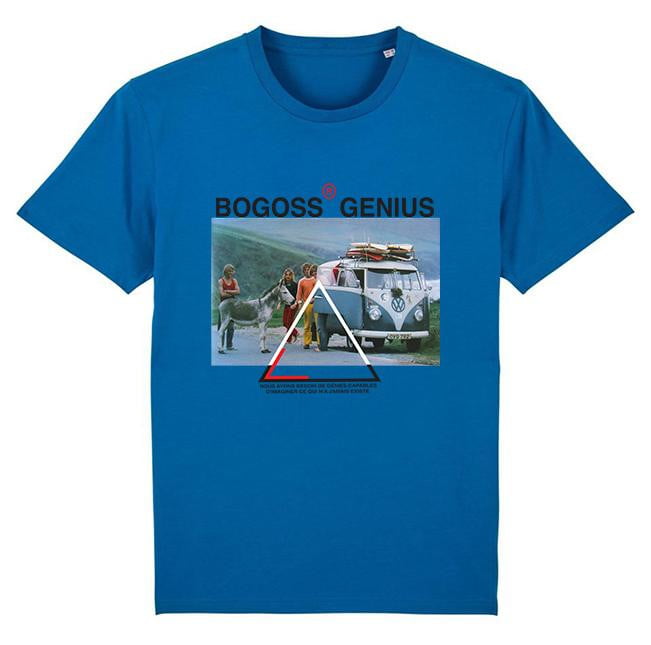 Van surf t-shirt bleu royal - bogossgenius