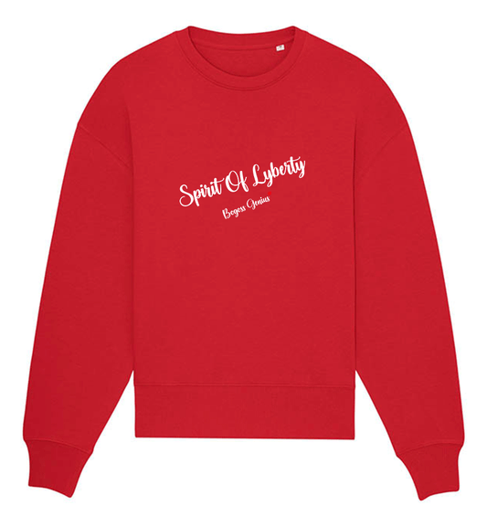 Spirit Of Liberty red sweatshirt