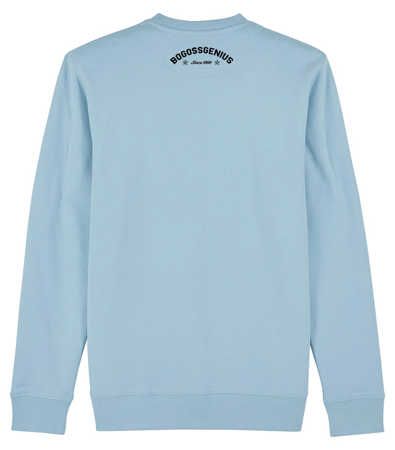 BOUQUET DE FLEURS SWEAT-SHIRT BLEU CIEL