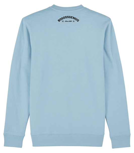 BOUQUET OF FLOWERS SKY BLUE SWEATSHIRT