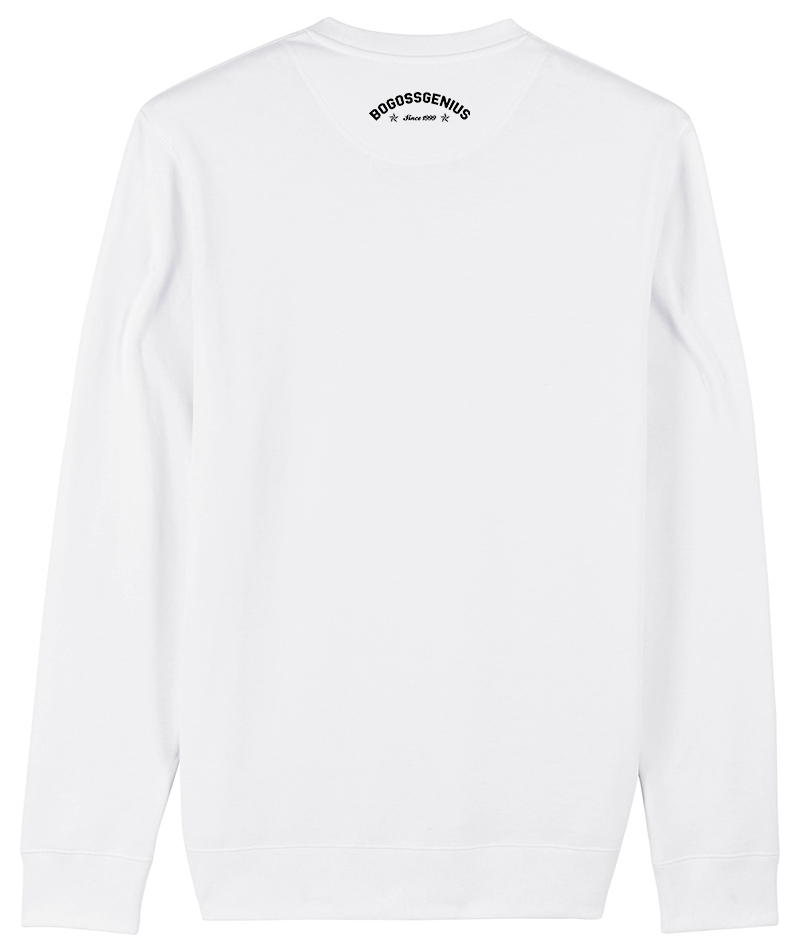 BOUQUET OF FLOWERS WHITE SWEATSHIRT