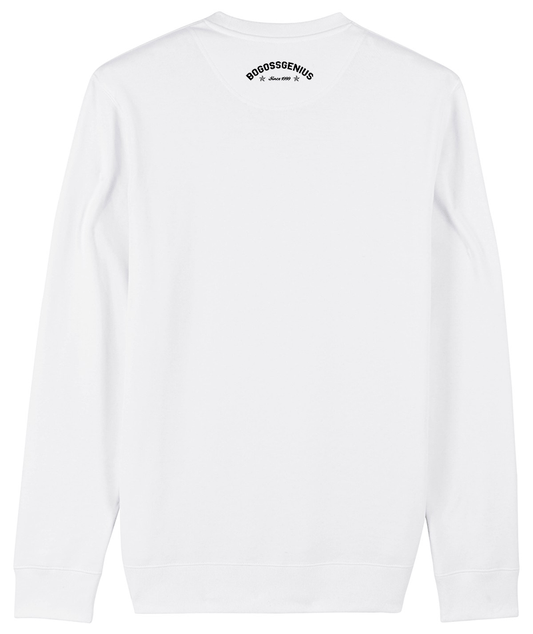 BOUQUET OF FLOWERS WHITE SWEATSHIRT