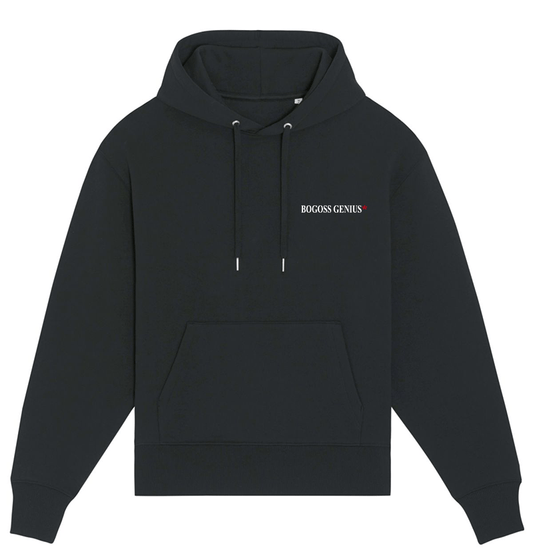 Black hoodie with heart logo Bogoss Genius*