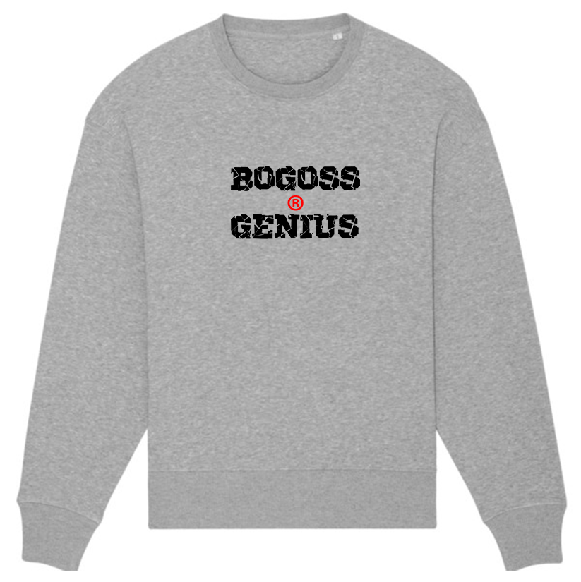 BOGOSS GENIUS® HEATHER GREY SWEATSHIRT