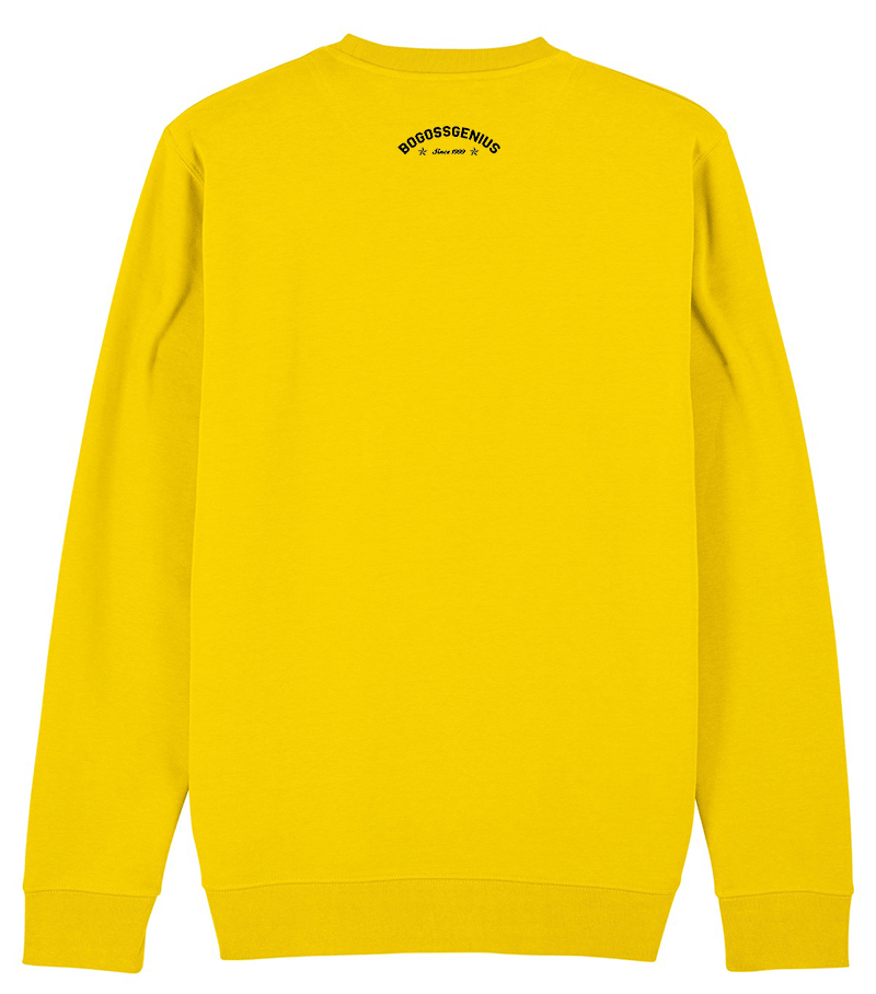 SWEAT JAUNE HOMME BOGOSSGENIUS® LE NOMBRE D'OR - bogossgenius