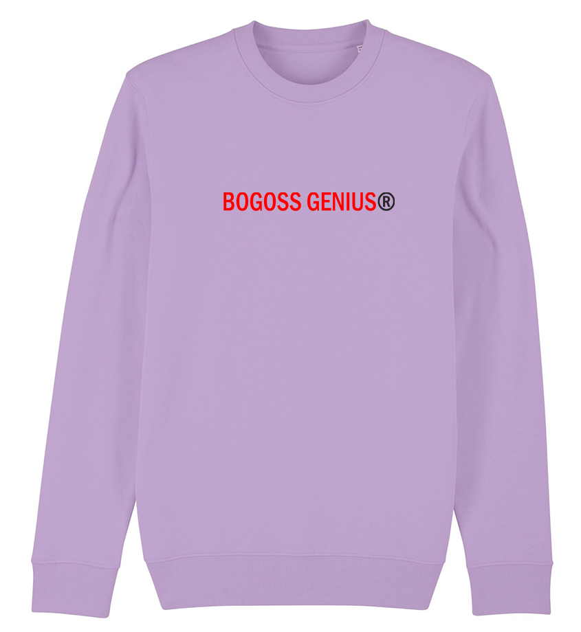 Sweat mauve Bogoss Genius® red logo