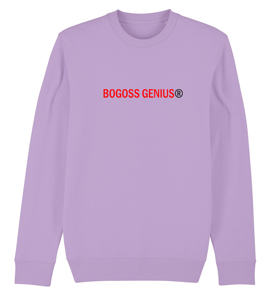 Purple Bogoss Genius® red logo sweatshirt