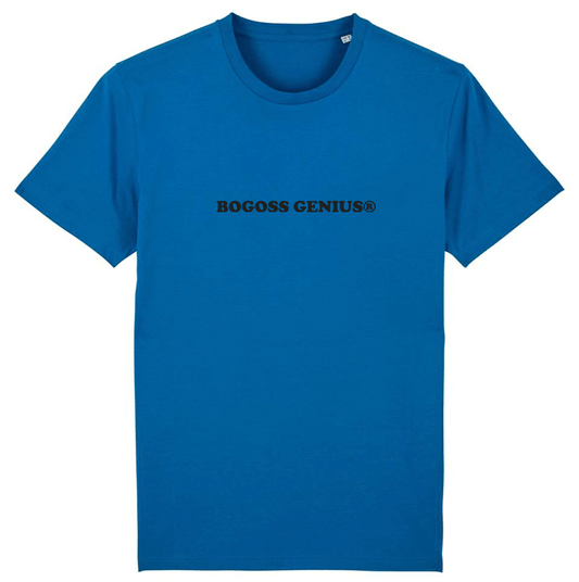 BOGOSSGENIUS® BLACK BOX LOGO T-SHIRT BLEU ROI - bogossgenius