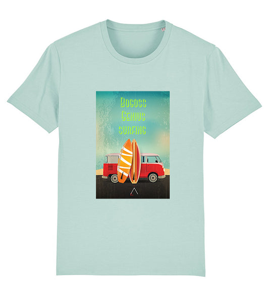T-shirt vintage white surf - bogossgenius