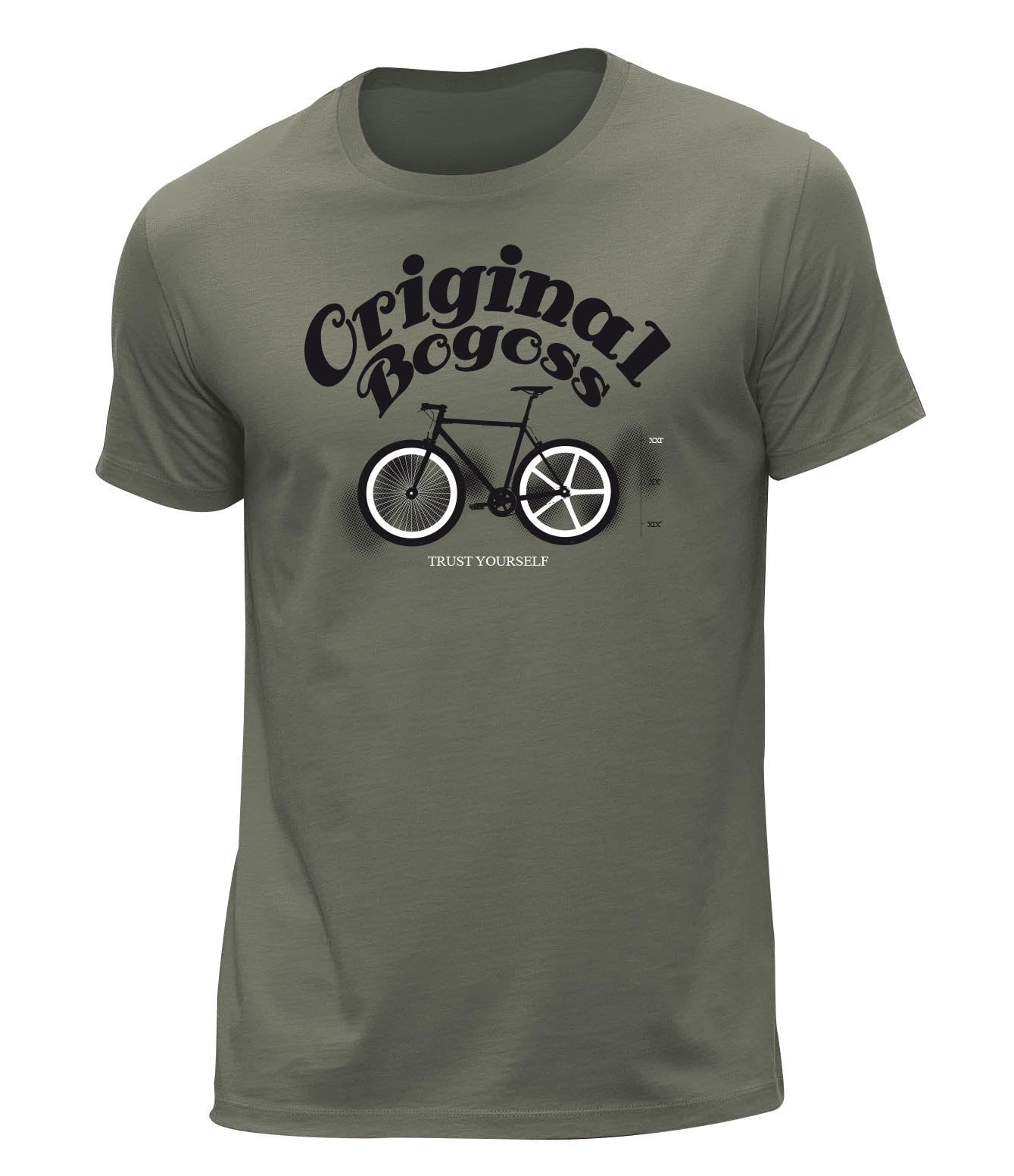 Vélo t-shirt imprimé trust yourself - bogossgenius