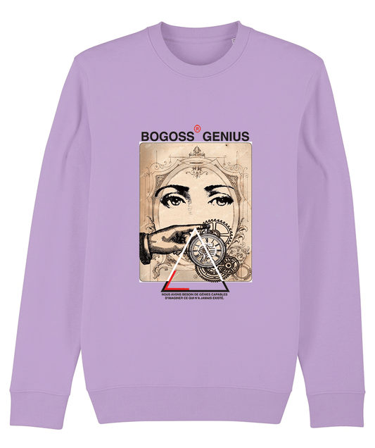 Visionnaire sweatshirt à col rond BG - Stock épuisé - bogossgenius