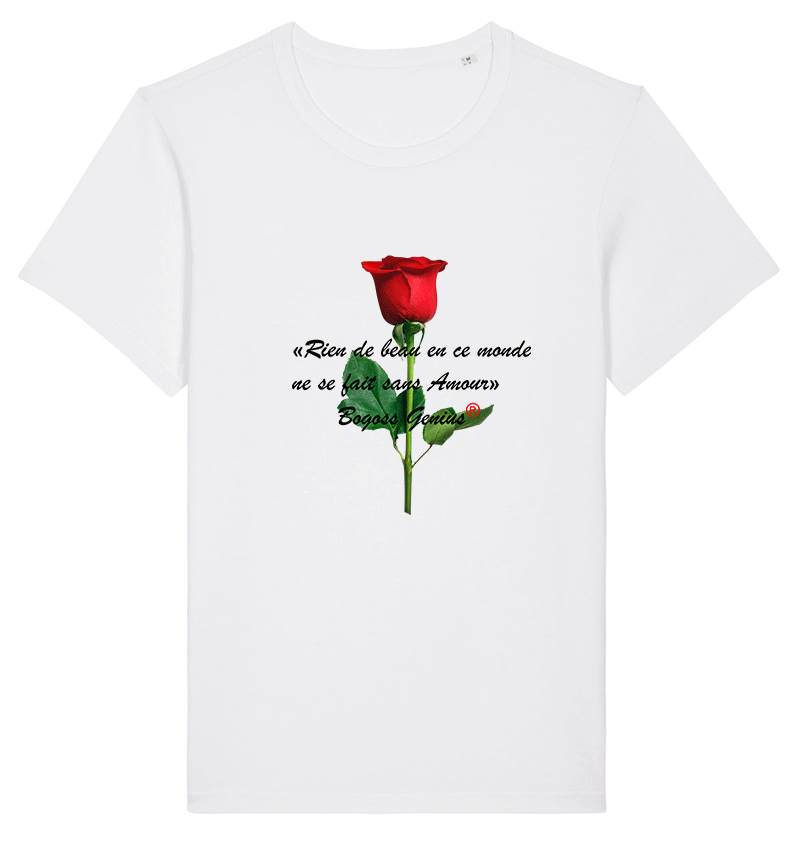 Valentine's Day Love Unisex White T-Shirt