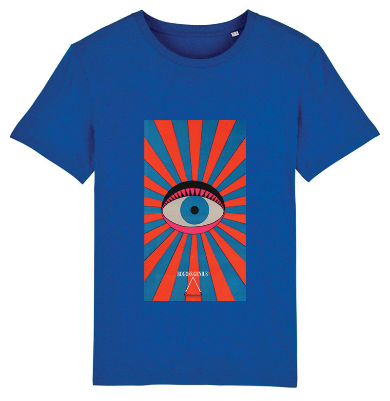 I can see all t-shirt bleu roi - bogossgenius