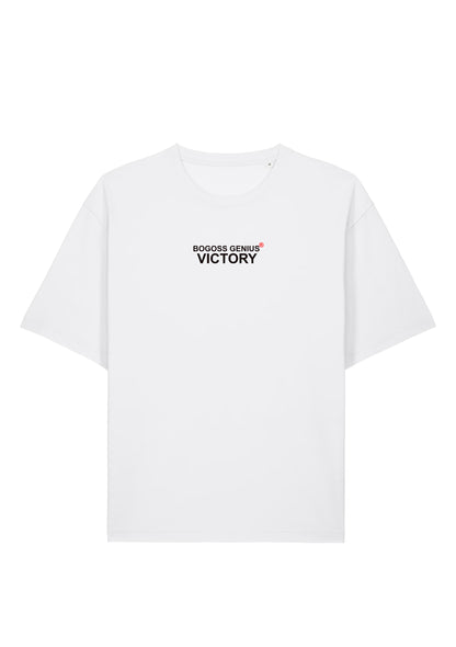 T-Shirt Blanc Victory - Coton Premium Unisexe
