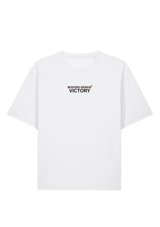 T-Shirt Blanc Victory - Coton Premium Unisexe