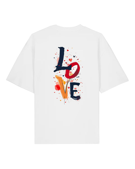 T-shirt Love Coton Bio Mixte
