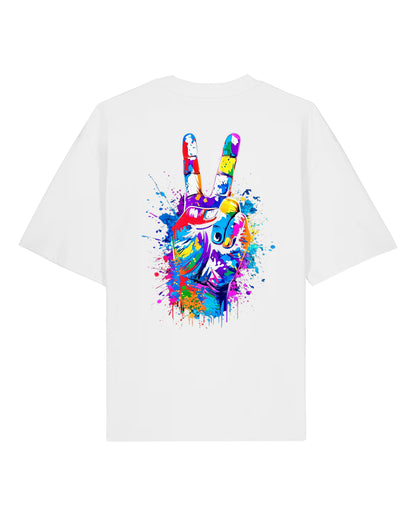 T-Shirt Blanc Victory - Coton Premium Unisexe