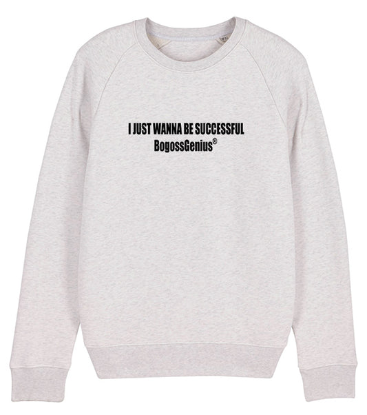 SWEATSHIRT CREAM HEATHER SUCCESSFUL BOGOSSGENIUS® - bogossgenius